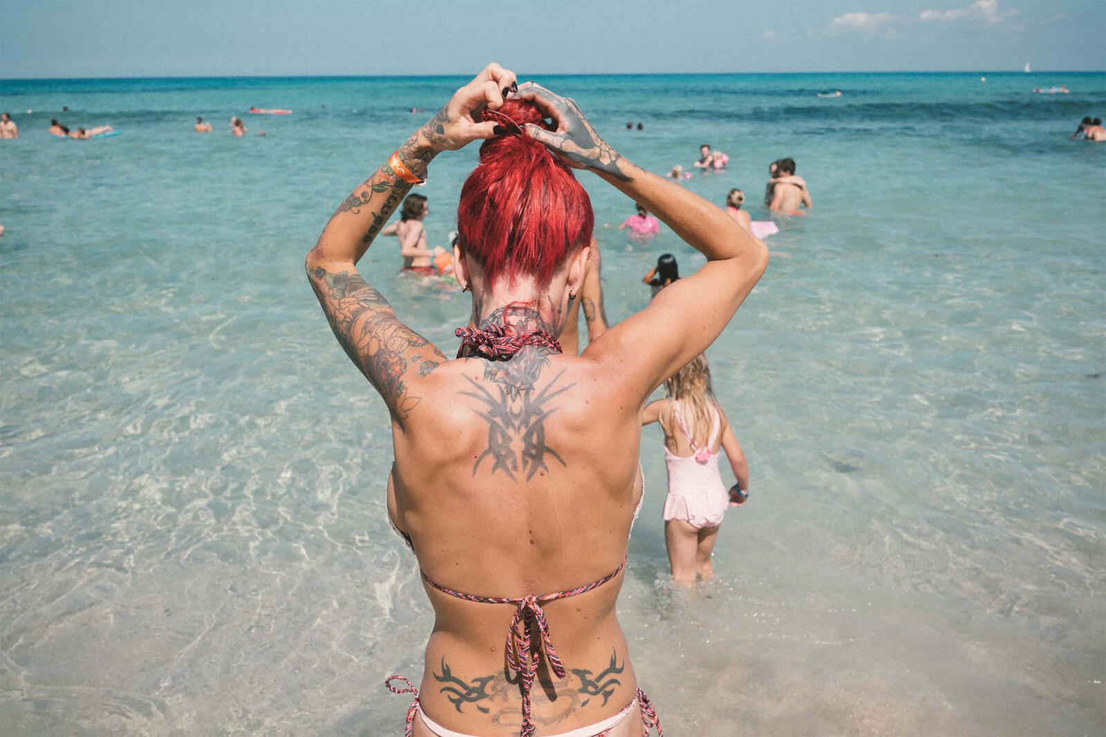Beach Back Tattoo 3000